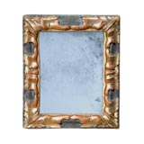 SPANISH BAROQUE CARVED AND GILDED MIRROR