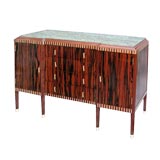 FRENCH ART DECO MACASSAR-VENEERED BUFFET Attributed to DIM