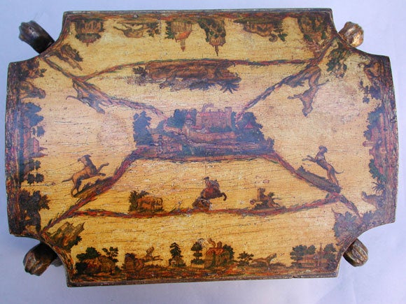 SUPERB ITALIAN BAROQUE LACCRA POVRA DOMED BOX