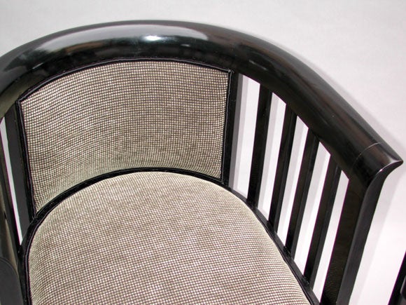 PAIR OF AUSTRIAN SECESSIONIST ARMCHAIRS by Josef Hoffmann
