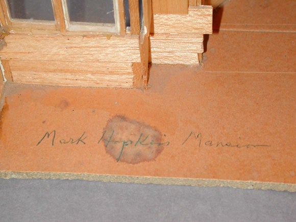 MAQUETTE OF THE MARK HOPKINS MANSION IN SAN FRANCISCO 1