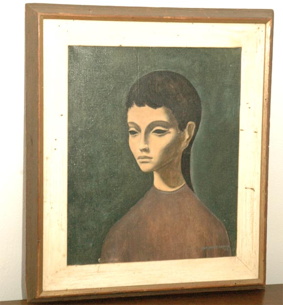 Portrait of a young woman by Jean-Pierre Capron