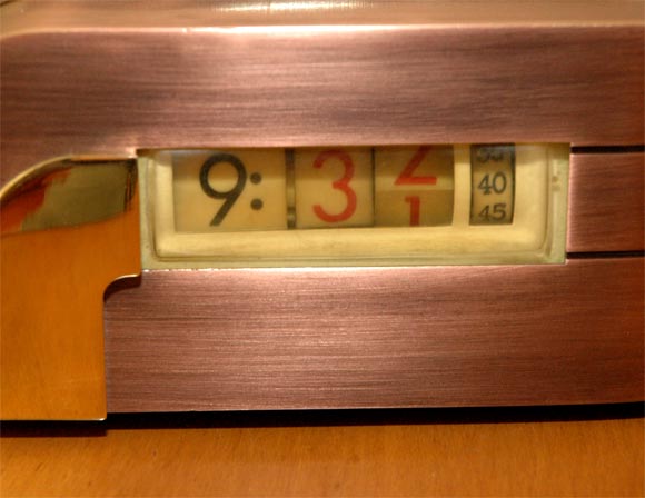 Kem Weber desk clock for Lawson Time inc 2