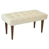 A Biscuit-Tufted Bench designed by William "Billy" Haines