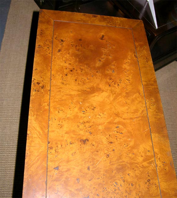 Olive Burl Console Sofa Table 1