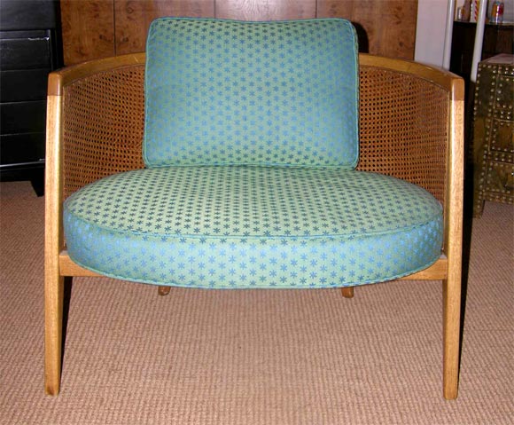 American Hoop Frame Lounge Chair by Harvey Probber In Excellent Condition For Sale In New York, NY