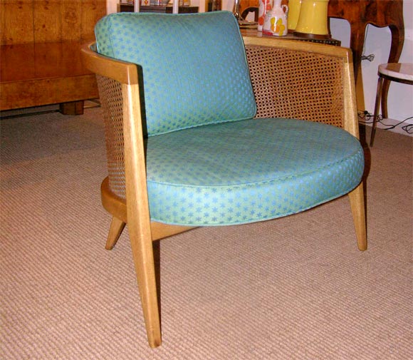 Wood American Hoop Frame Lounge Chair by Harvey Probber For Sale