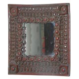 1970's Ceramic Mirror