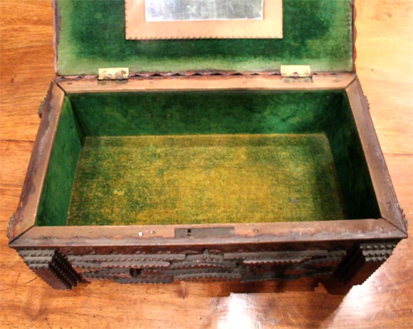19th Century Tramp Art Box. 1