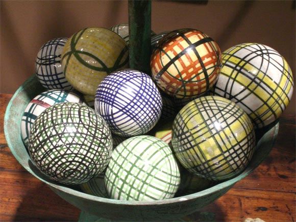 An Assortment Of English Carpet Balls Priced Each 4