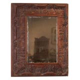 19 th C. Carved Wood Mirror