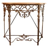 marble console table
