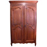 Antique French Provencial, Louis XV style Armoire