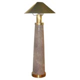 "Lighthouse" Lamp Covered in Shagreen by Karl Springer