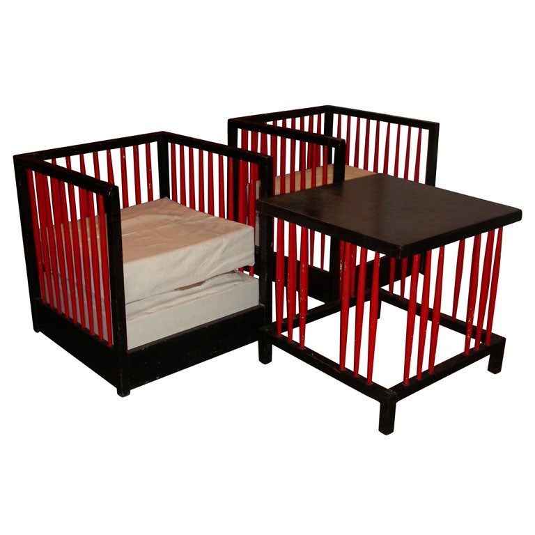 i1910i 1920 Austrian iLivingi iRoomi Suite at 1stdibs