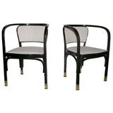 Pair of armchairs by Gustav Siegel