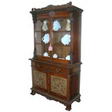 Rare 19th Century Anglo Indian Library Cabinet