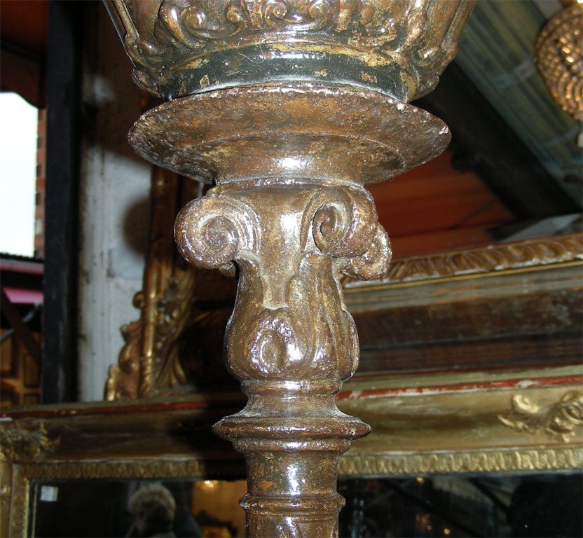 Two Large Napoleon III Tripod Urns on a Stand 1