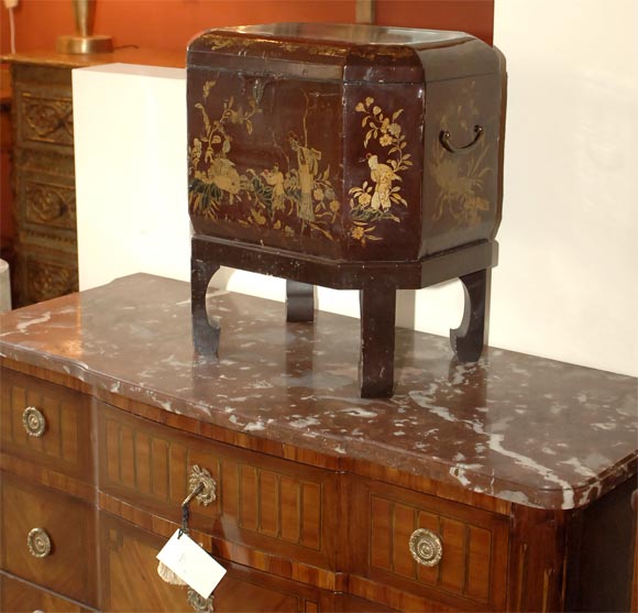 Huge Tea Caddy on Stand