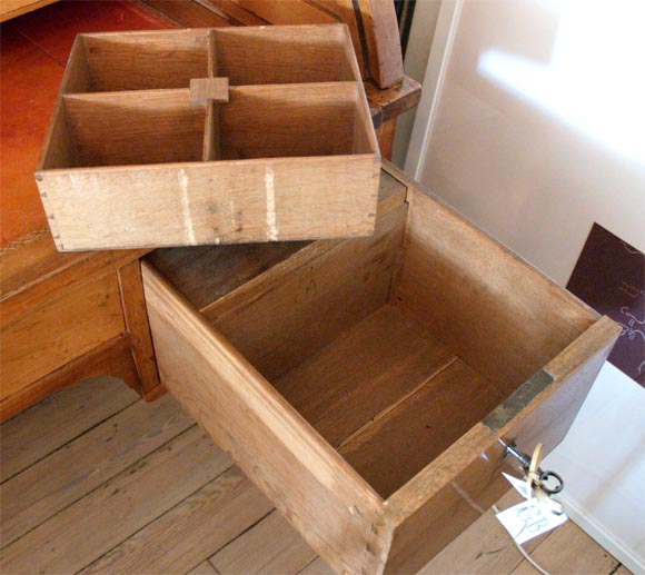 Wood Directoire Roll Down Desk For Sale