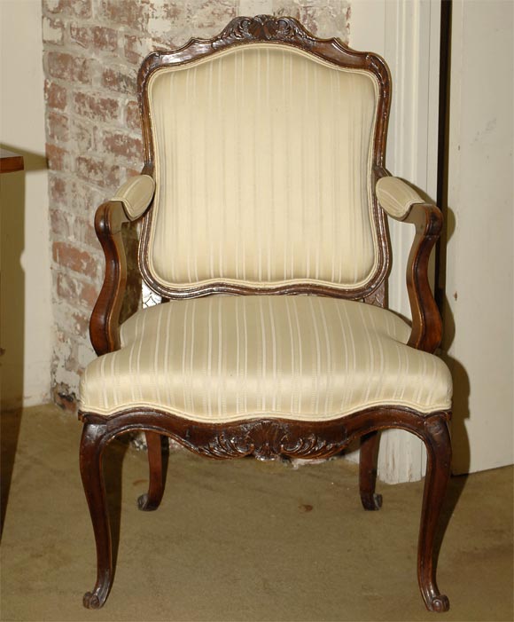 Beechwood armchair