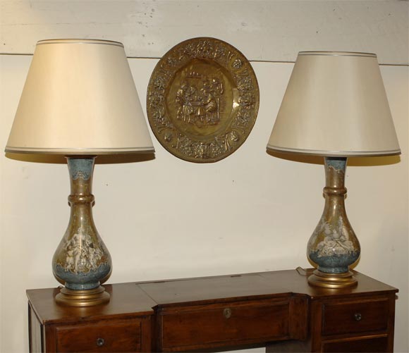 Pair of Delquelquemania vases as lamps