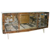 Rare and Spectacular Mirrored Sideboard
