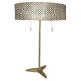 Stiffel brass tripod table lamp
