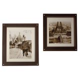 A Pair of 20th Century Sepia Photographs of Paris
