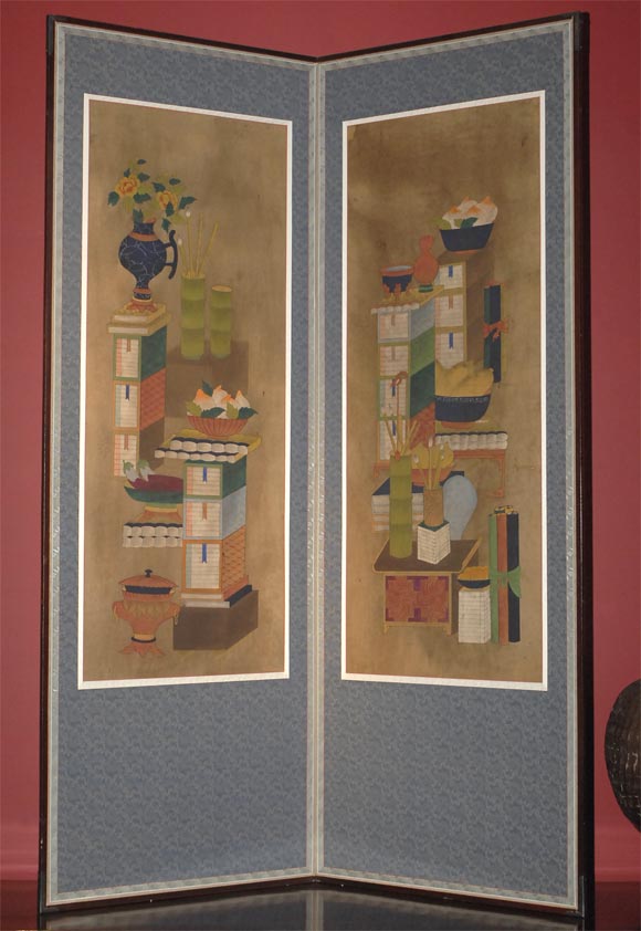 Korean Scholar Screen 1