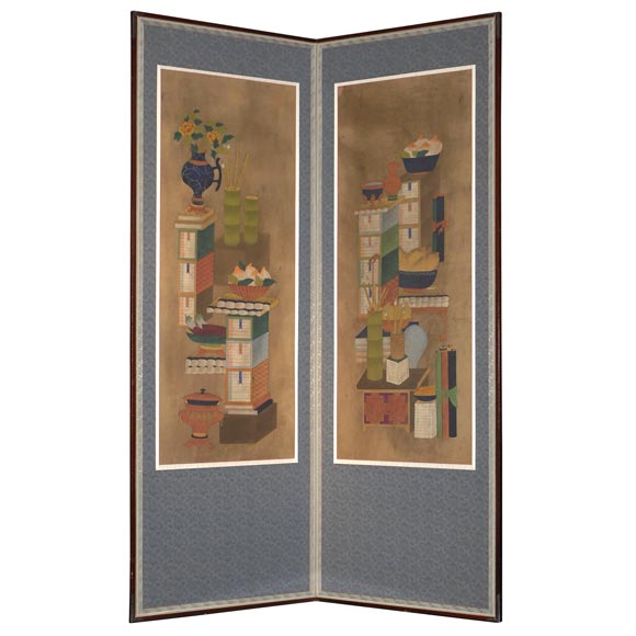 Korean Scholar Screen