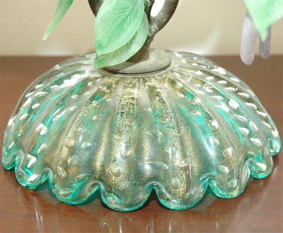 murano glass wisteria lamp