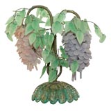 Vintage Murano Glass Grape Vine Table Lamp