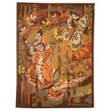 Hand stitched Tapestry by Herve Lelong
