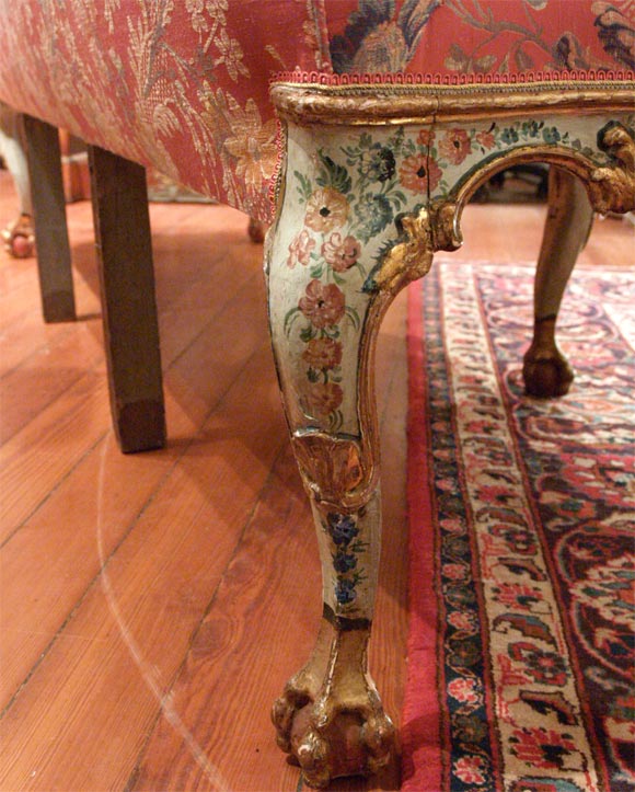 18th Century and Earlier 18th C. Venetian Painted Sofa