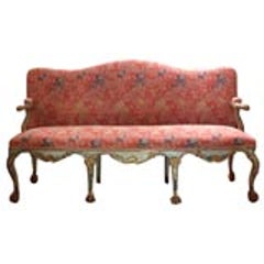 18th C. Venetian Painted Sofa 7