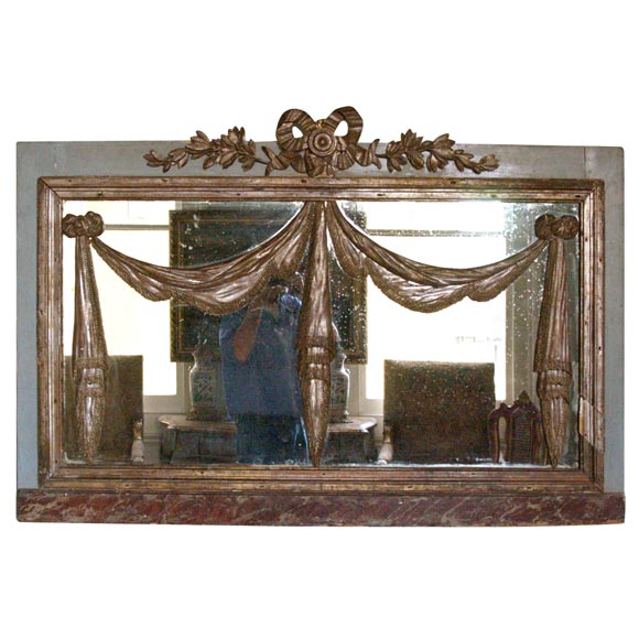 Paint and Parcel Silver Gilt Venetian Mirror