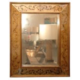 Reverse Painted Chinoiserie Mirror