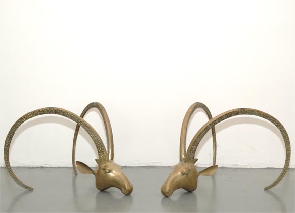 Brass Rams Heads