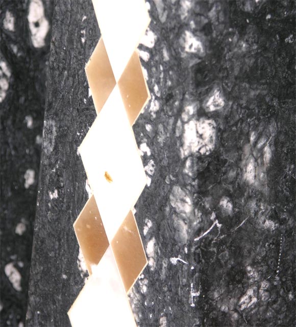 Pair of Marble Obelisk Lamps For Sale 2