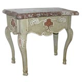 Rococo Style  Painted Console Table