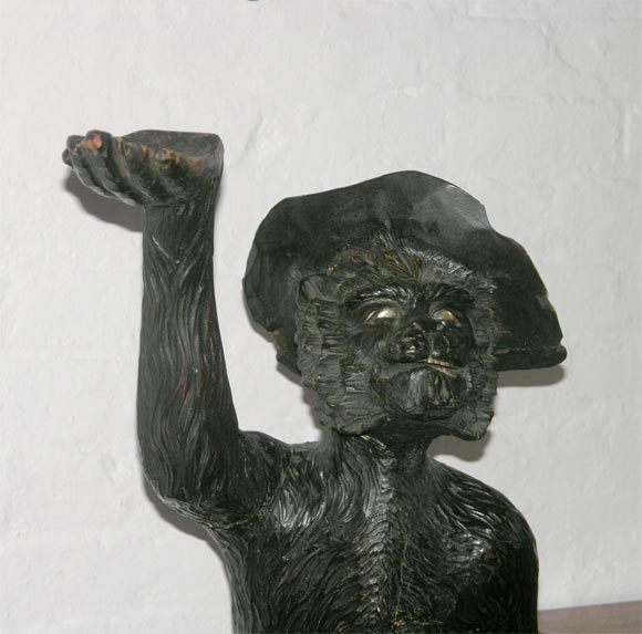 Venetian Carved Wooden  Monkey 1