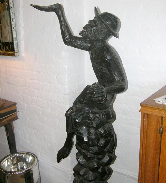 Venetian Carved Wooden  Monkey 3