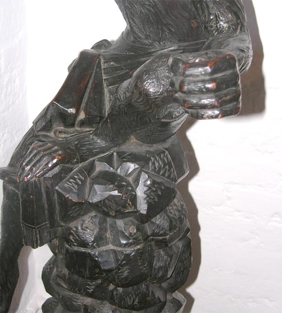 Venetian Carved Wooden  Monkey 4