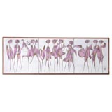 1960's Enameled Copper Wall Plaque
