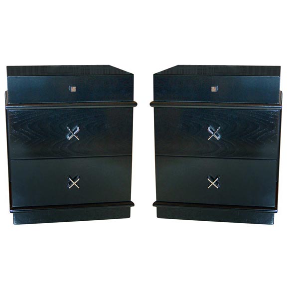 Pair Albert Furniture Company Night Stands Style of Paul Frankl