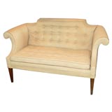 Used Tufted Petite Settee