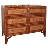 Faux Bamboo Chest of Drawers