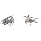 Pair Lucite Airplanes