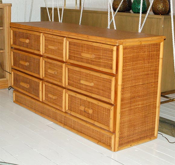 Rattan Dresser
